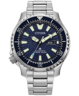 Мужские автоматические часы Citizen Promaster с браслетом из нержавеющей стали 44 мм
