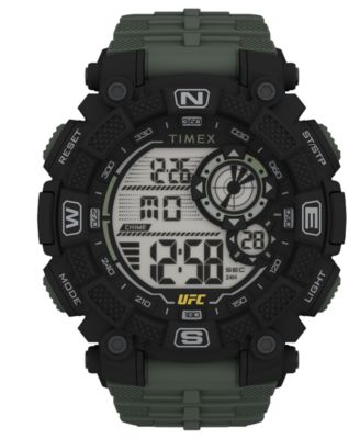Мужские кварцевые часы Timex UFC Redemption из смолы зеленого цвета, 50 мм