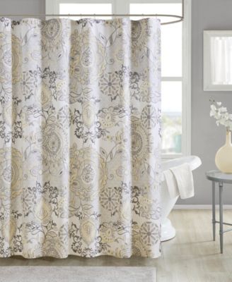 Хлопчатобумажная занавеска для душа Madison Park Isla, 72