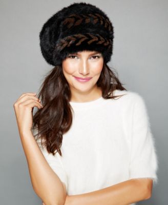 macys womens fur hats