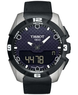 tissot digital and analog watch