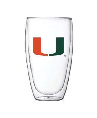 Термо-стакан с двойными стенками Miami Hurricanes объемом 15 унций
