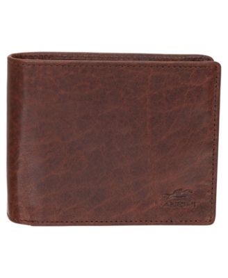 Мужской бумажник-банкнотик Mancini Buffalo с RFID-защитой левого крыла