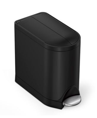 Мусорное ведро для ванной комнаты Simplehuman с крышкой-бабочкой объемом 10 литров