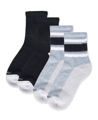 Мужские диабетические носки MeMoi в винтажном стиле в полоску с подушкой на половину длины пара из 2 2090₽