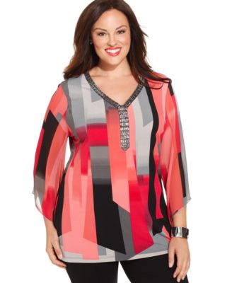 jm collection plus size tops
