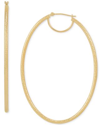 Серьги Italian Gold из 14k золота, золотистые