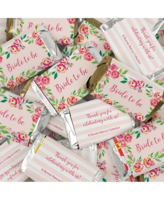 Just Candy Цветочные сувениры для свадебного душа и конфетной вечеринки Hershey's Miniatures Chocolate, 114 штук