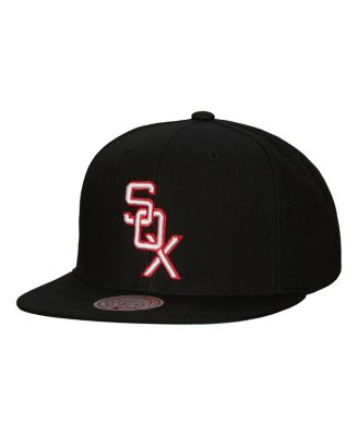 Мужская кепка Mitchell & Ness Black Chicago White Sox Cooperstown из коллекции Evergreen Snapback