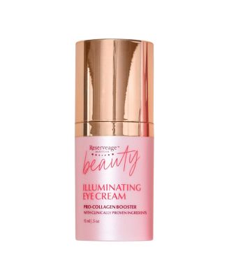 Reserveage Beauty, Осветляющий крем для век с Про-коллагеновым усилителем, уменьшает темные круги и разглаживает морщины благодаря микрокапсулированным пептидам меди и ощутимым результатам, 0,5 унции