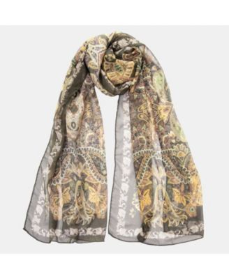 Elizabetta Samira - Длинный прозрачный шелковый шарф для женщин 22890₽