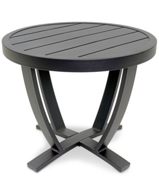 Круглый уличный столик Astaire с 24-дюймовой столешницей, созданный для Macy's