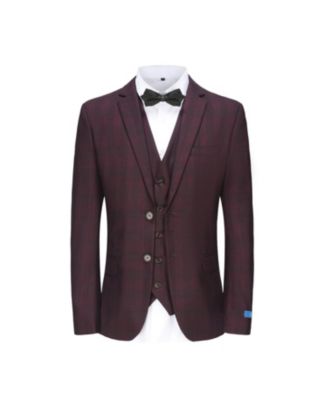 Мужской приталенный клетчатый костюм Gino Vitale из 3 частей 79990₽