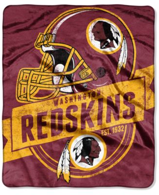 Northwest Company Washington Redskins Grand Stand Plush Throw Blanket Reviews Blankets Throws Bed Bath Macy S