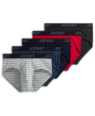 Мужские трусы Jockey 5-pk. Легкие хлопковые трусы с логотипом