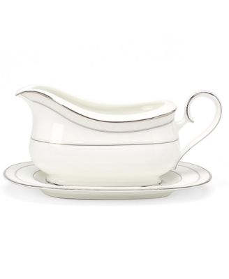 Подливка Noritake Montvale Platinum на подносе (2 шт), 21,50 унции.