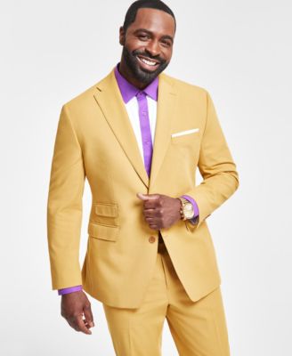 Мужской однотонный костюм классического покроя из коллекции Tayion с отдельным пиджаком 72190₽