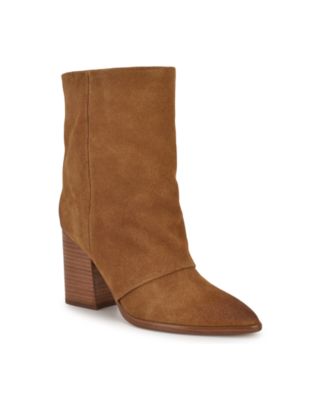 Ботильоны Nine West Womens Chaye с острым носком на блочном каблуке 31890₽