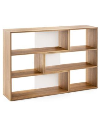 Двухкомпонентная раздельная книжная полка для хранения напольных угловых дисплеев