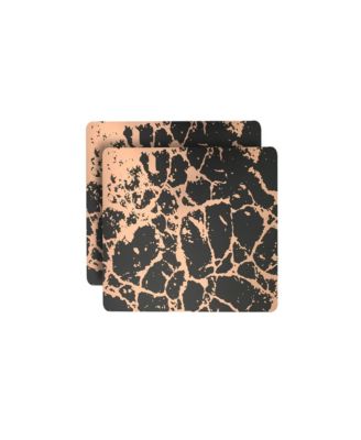 Пробковые коврики Dainty Home Marble, Моющиеся коврики для посуды Gold, 15