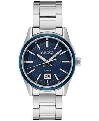 Мужские часы-браслет Seiko Essentials из нержавеющей стали 40 мм