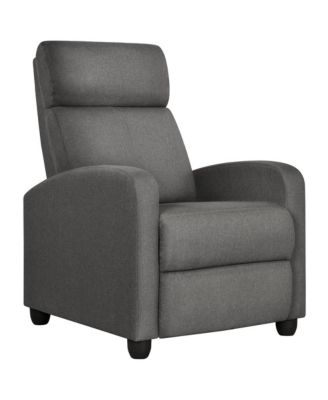 Современный регулируемый односпальный тканевый диван-кресло Yaheetech с карманными пружинами для гостиной, спальни, домашнего кинотеатра