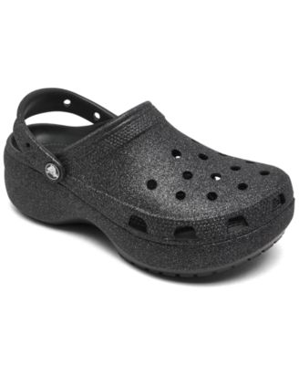 Женские классические блестящие сабо Crocs на платформе от Finish Line 12690₽