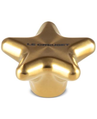 Золотая ручка Le Creuset с фирменной звездой, Большая