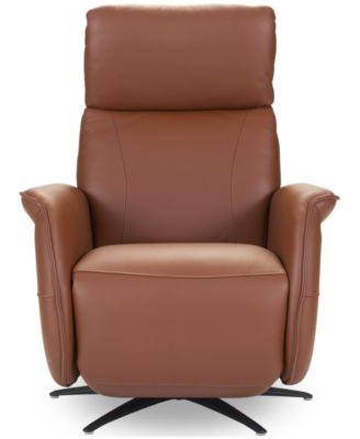 Кожаное кресло-телевизор Lennix с массажем, созданное для Macy's