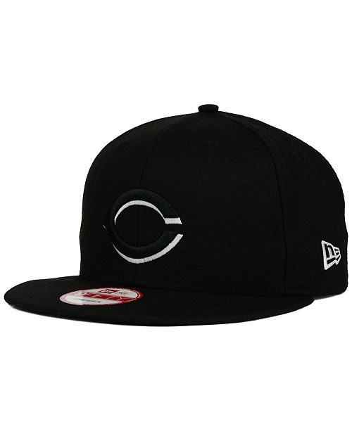 New Era Cincinnati Reds Black White 9fifty Snapback Cap Reviews Sports Fan Shop By Lids Men Macy S