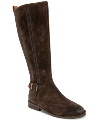 Нежные души женские высокие сапоги для верховой езды из вяза 58190₽