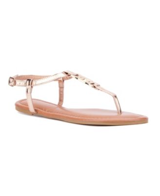 Женские сандалии Kaia с Т-образным ремешком и металлической фурнитурой New York - Company