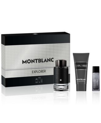Подарочный набор мужской парфюмерной воды Montblanc Explorer из 3 предметов 25690₽