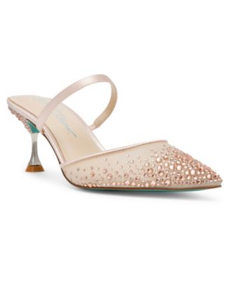 Женские вечерние туфли-лодочки Betsey Johnson со стразами Tomy 14290₽