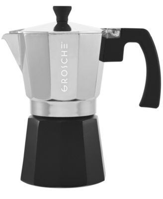 Плита GROSCHE Milano Tuxedo для приготовления эспрессо на 3 чашки Moka Pot