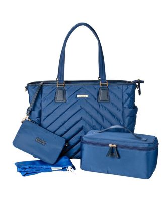 Сумка-тоут Ella с откидным верхом MinkeeBlue с сумкой для ланча
