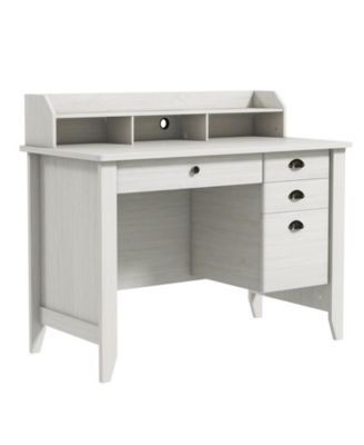 Винтажный компьютерный стол GOUUN с полками для хранения вещей и 4 выдвижными ящиками