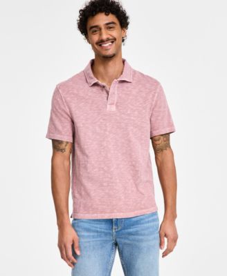 Мужская текстурированная рубашка поло обычного покроя от Sun Stone созданная для Macys 5690₽