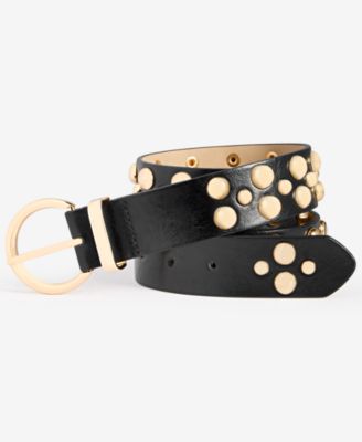 Ремень из искусственной кожи с пузырчатыми заклепками I.N.C. International Concepts, эксклюзивно представленный в Macys