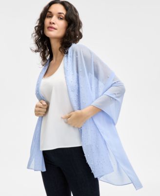 Шарф-накидка с орнаментом I.N.C. International Concepts, созданный для Macys