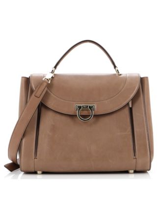 Кожаная седельная сумка Salvatore Ferragamo Medium Sofia Rainbow, бывшая в употреблении