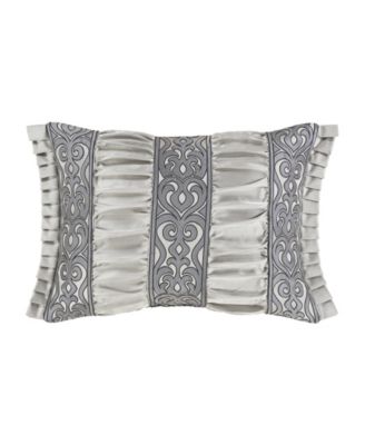 Декоративная подушка J Queen New York Bolero Boudoir, серая, 15 x 20 дюймов