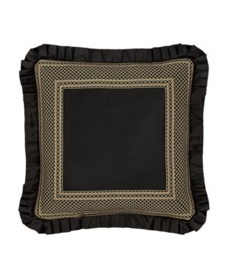Декоративная подушка J Queen New York Brunello, 20 x 20 дюймов, черная