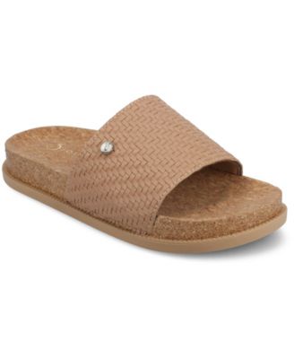 Женские босоножки на плоской подошве Sheena с одной стелькой из коллекции Journee, коричневые