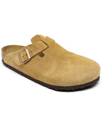 Мужские бостонские замшевые сабо Birkenstock из кожи Birko-Flor от Finish Line 30090₽