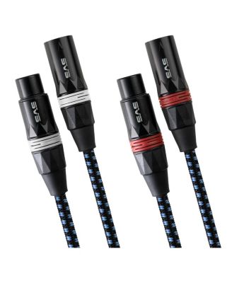Аудиокабель SVS SoundPath Balanced XLR - 6,56 футов (2 м) - Пара синих