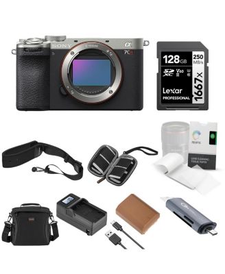 Беззеркальный фотоаппарат Sony Alpha a7CR, серебристый