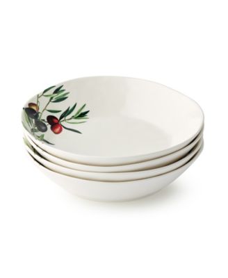 Сертифицированные международные суповые тарелки Olivia, набор из 4 штук