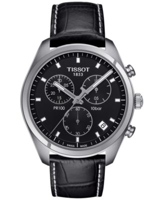 tissot leather strap