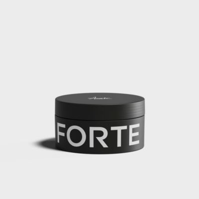 Формовочная паста сильной фиксации серии Forte – Матирующий крем для укладки волос с биотином и касторовым маслом, 2,5 унции черного цвета